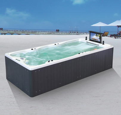 Ατελείωτοι υπαίθριοι 7 άνθρωποι Large Swimming Prefab Spa λιμνών διπλασιάζουν το φιλτράροντας σύστημα